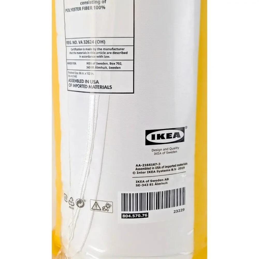 IKEA SÄFFEROT SAFFEROT Duvet Insert Warm King-NEW